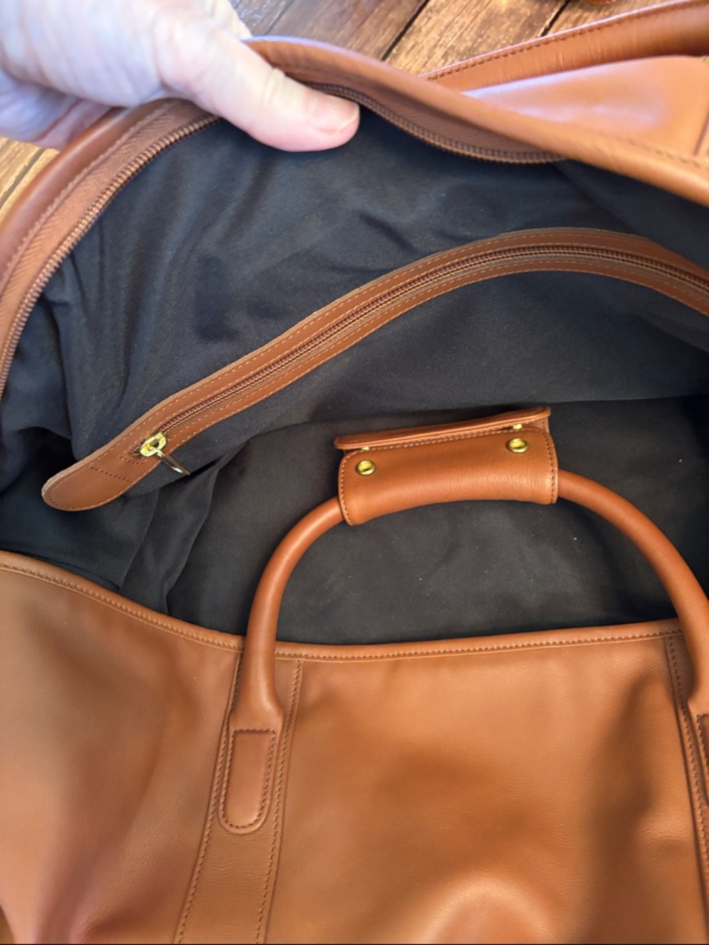 MINT! Coach Vintage Leather 503 Cabin Bag, Large, British Tan - Picture 13 of 14